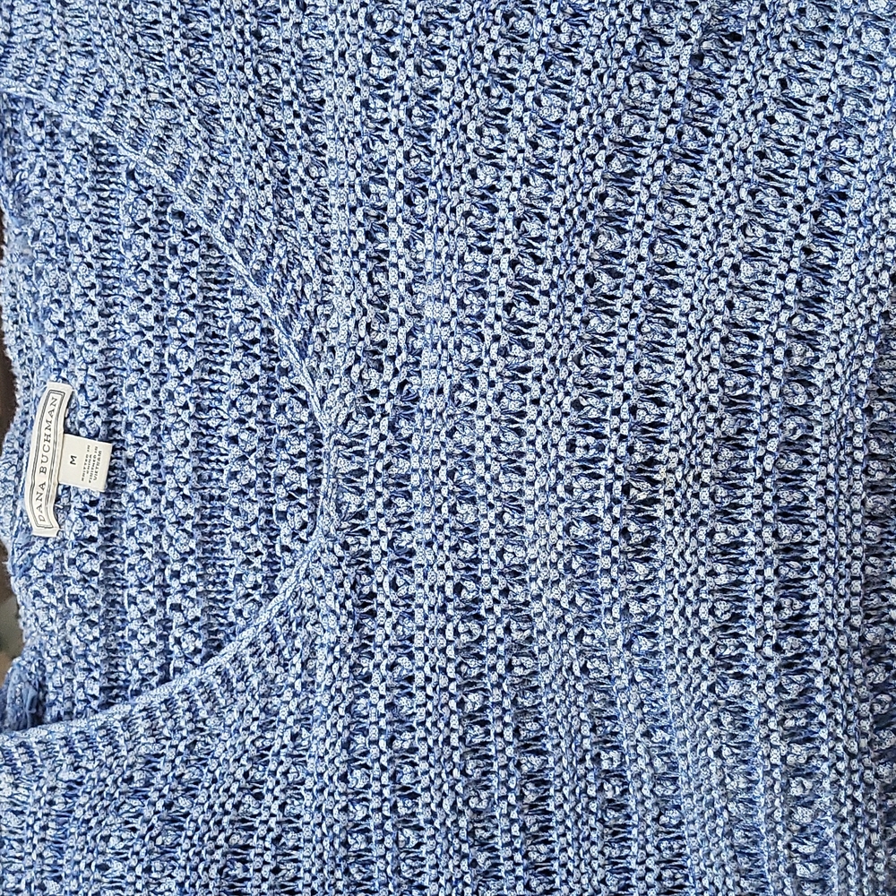 Dana Buchman women's sweater blue knit size M